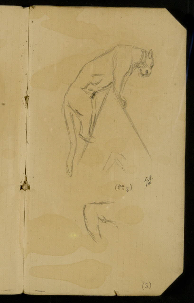 Gustave Soury carnet de dessins carnet de dessins Paris 1913 1967.116.936.8 Photo