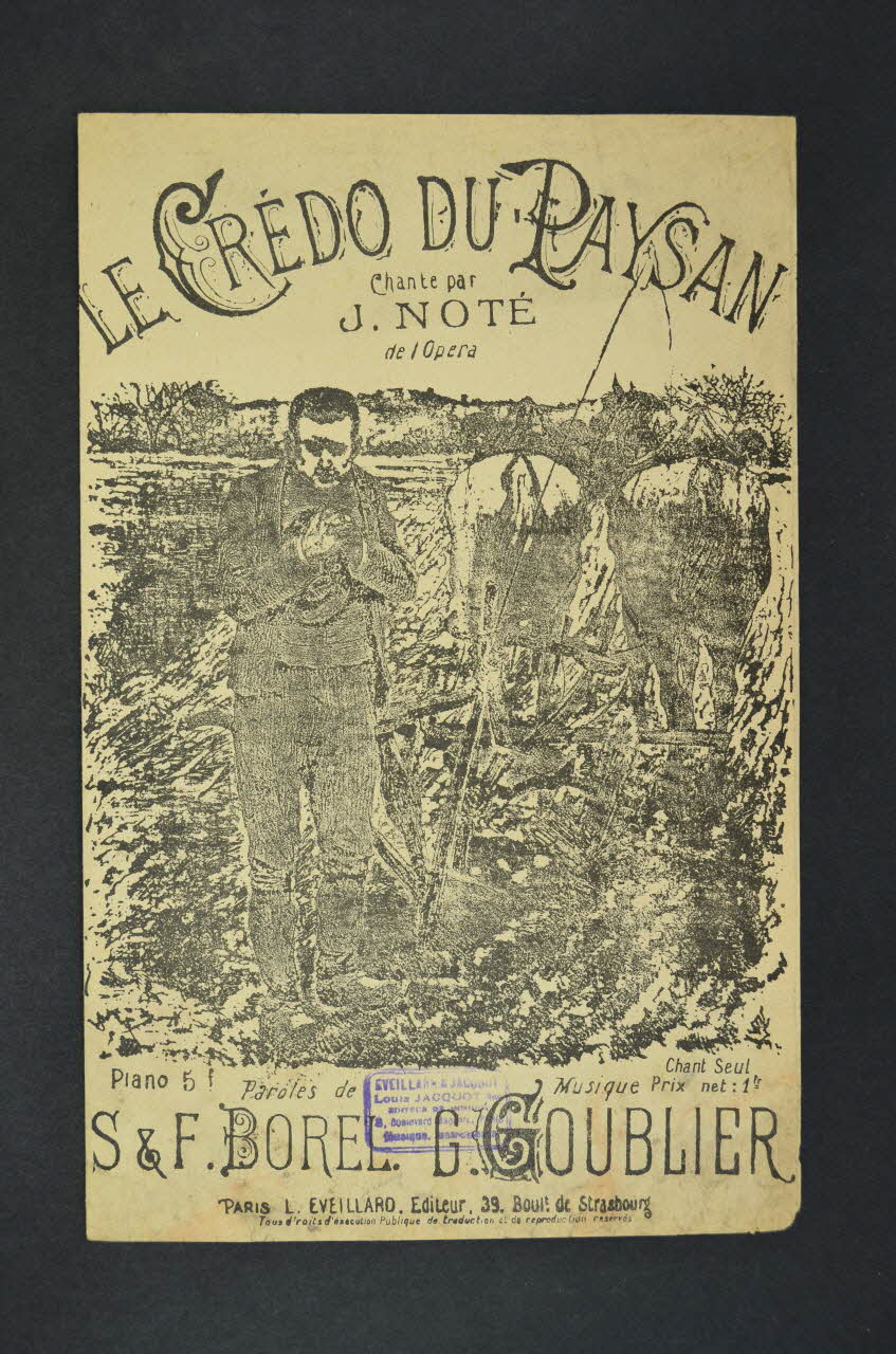 chanson petit format 1965.175.79 Photo Mucem