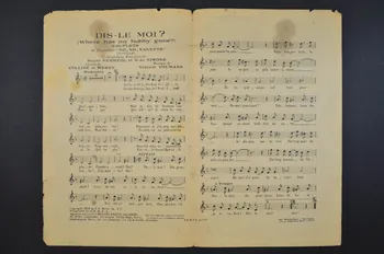 Paul Colline ; Vincent Youmans ; Georges Merry ; Francis F. Salabert chanson petit format Île-de-France, France 1926 1965.175.82 Photo Mucem