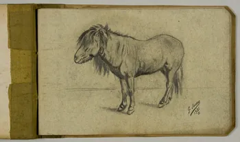 Gustave Soury carnet de dessins carnet de dessins Paris 1921 1967.116.942.1  Photo