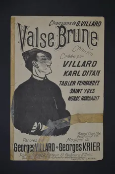 Georges Villard ; Georges Krier chanson petit format Île-de-France, France 1900 1966.190.163  Photo Mucem
