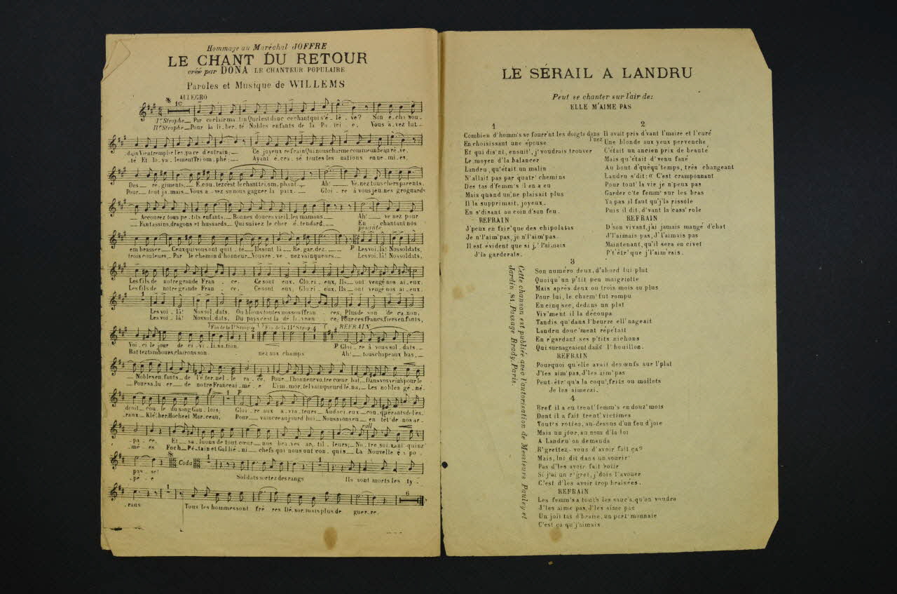 chanson petit format 1966.190.166 Photo Mucem