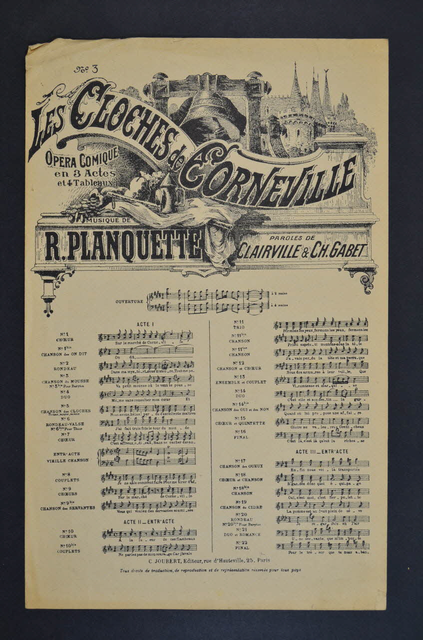 chanson petit format 1965.175.9 Photo Mucem