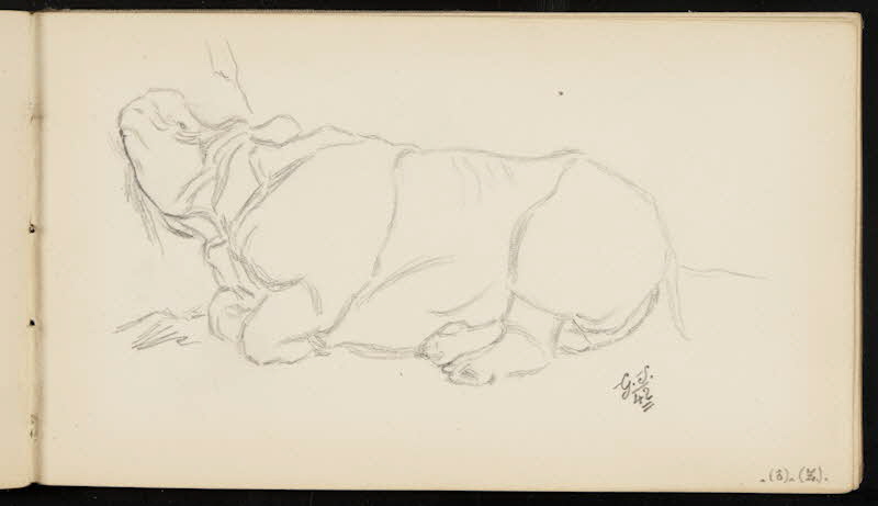 carnet de dessins Rhinocéros 1967.116.947.39 Photo