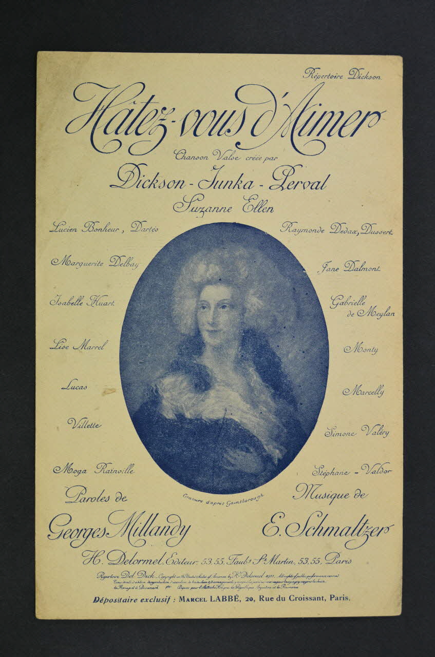 chanson petit format 1965.175.91 Photo Mucem