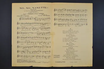 Roger Ferréol ; Vincent Youmans ; Robert De Simone ; Georges Merry ; Paul Colline ; Dona ; Francis F. Salabert chanson petit format Île-de-France, France 1926 1966.190.18 Photo Mucem