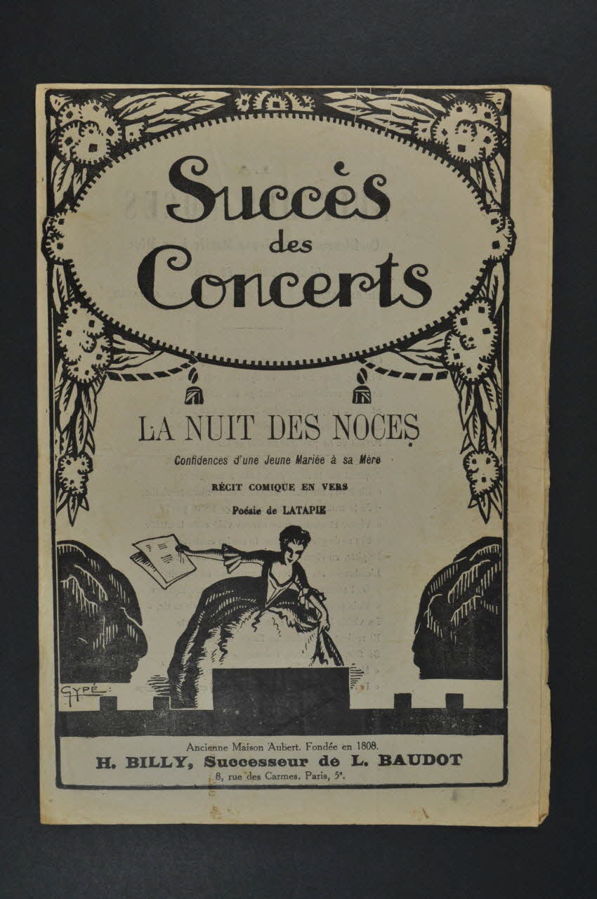 chanson petit format 1966.190.22 Photo Mucem