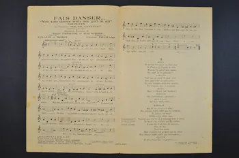 Roger Ferréol ; Vincent Youmans ; Robert De Simone ; Salabert chanson petit format Île-de-France, France 1926 1965.175.96 Photo Mucem