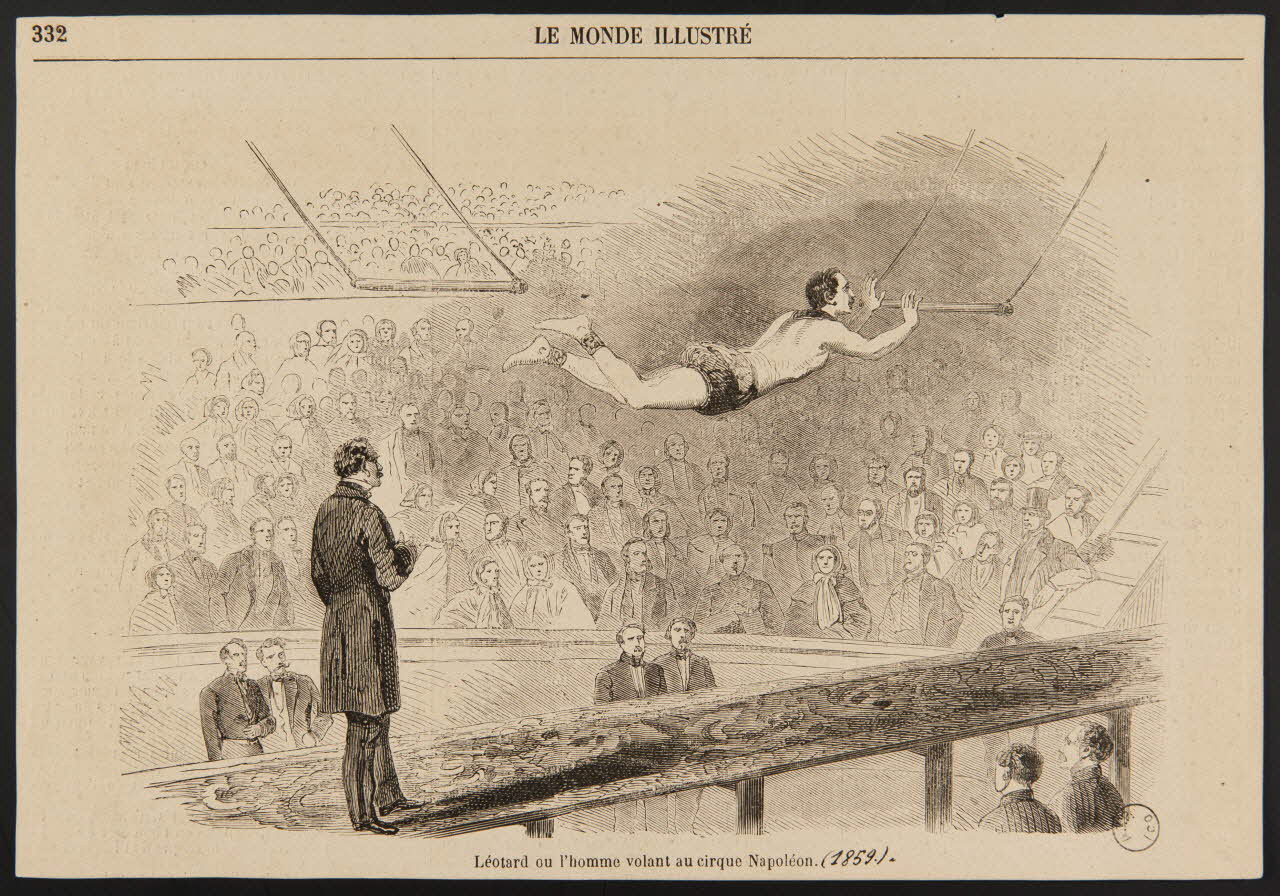 estampe Léotard ou l'homme volant au cirque Napoléon. 1967.116.956 Photo