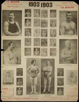 estampe CALENDRIER  DES  HOMMES FORTS 1967.116.984 Photo Mucem