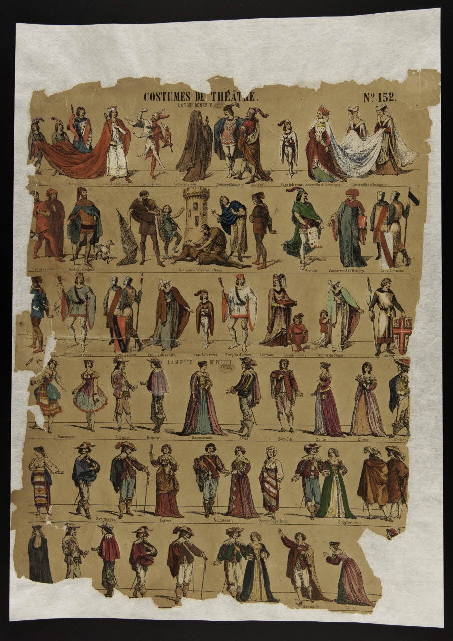 estampe COSTUMES DE THEÂTRE. 1967.117.101 Photo