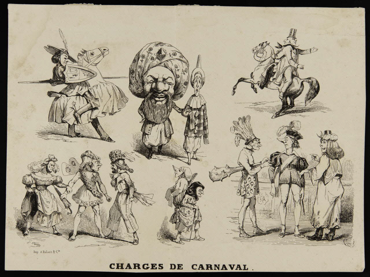 estampe CHARGES DE CARNAVAL. 1967.117.11 Photo