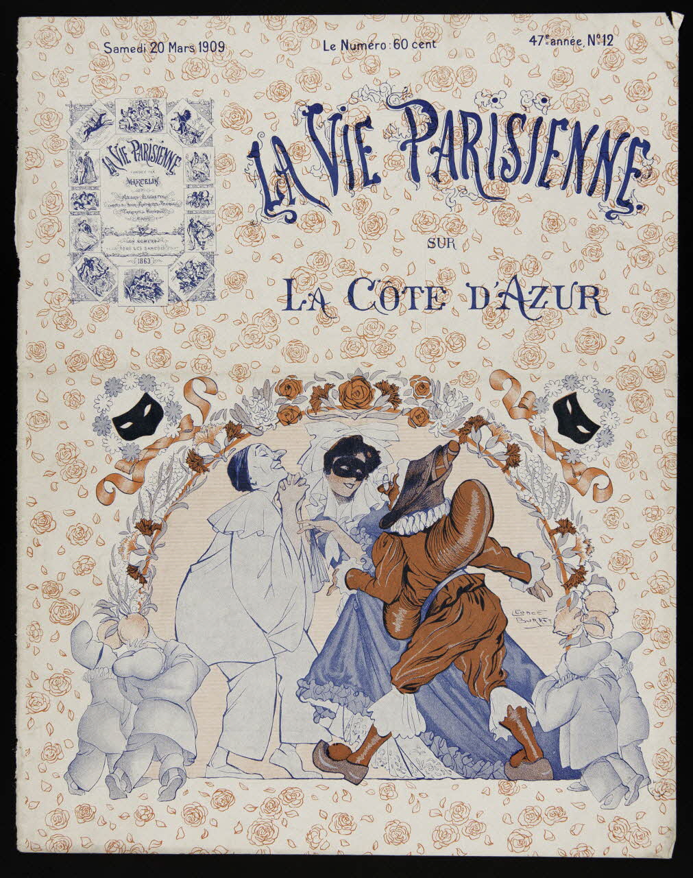 estampe LA VIE PARISIENNE  SUR  LA CÔTE D'AZUR 1967.117.112 Photo