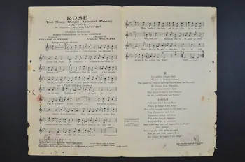 Roger Ferréol ; Vincent Youmans ; Robert De Simone ; Salabert chanson petit format Île-de-France, France 1926 1965.175.99 Photo Mucem