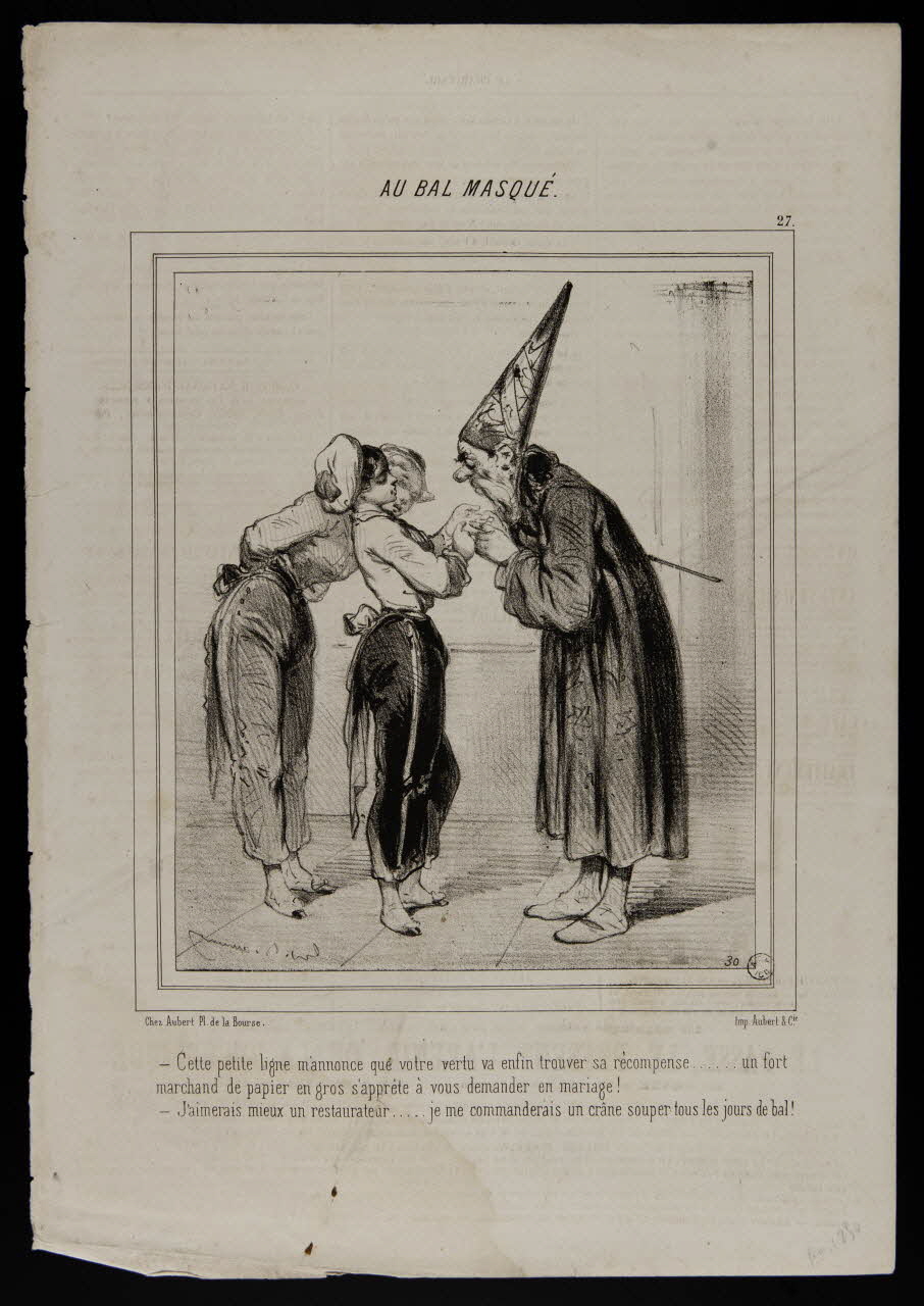 estampe AU BAL MASQUE. 1967.117.140 Photo