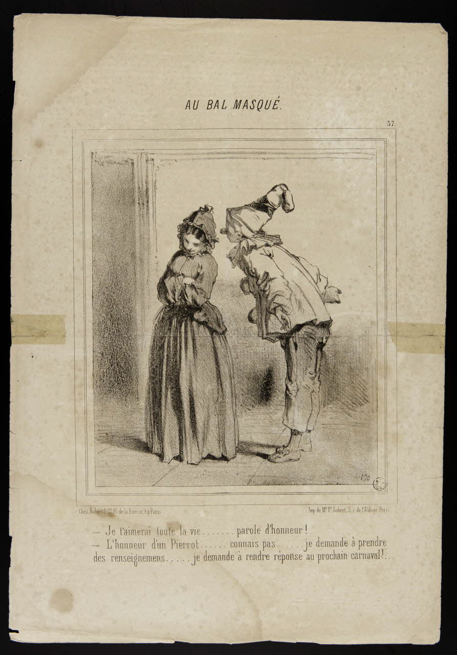 estampe AU BAL MASQUE. 1967.117.145 Photo