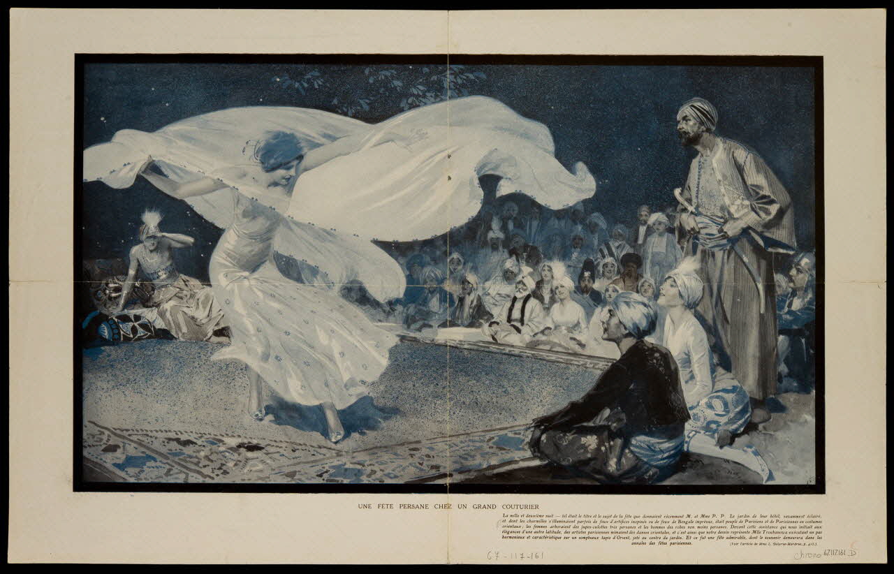estampe UNE FETE PERSANE CHEZ UN GRAND COUTURIER 1967.117.161 Photo