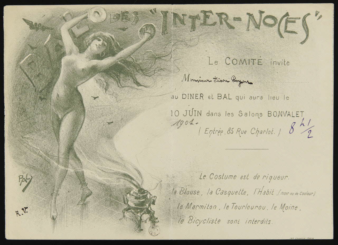estampe BAL DES "INTER-NOCES" 1967.117.166 Photo