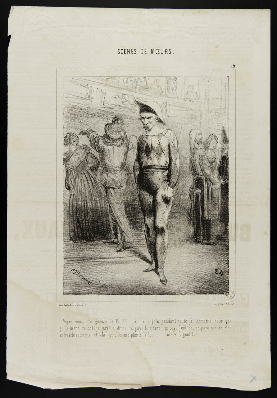 estampe SCENES DE MOEURS. 1967.117.17 Photo