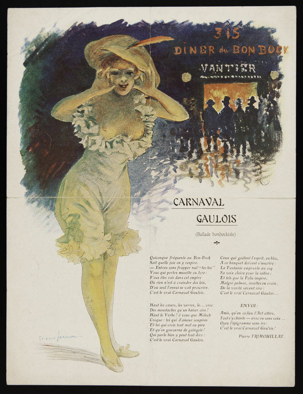 estampe CARNAVAL  GAULOIS 1967.117.171 Photo