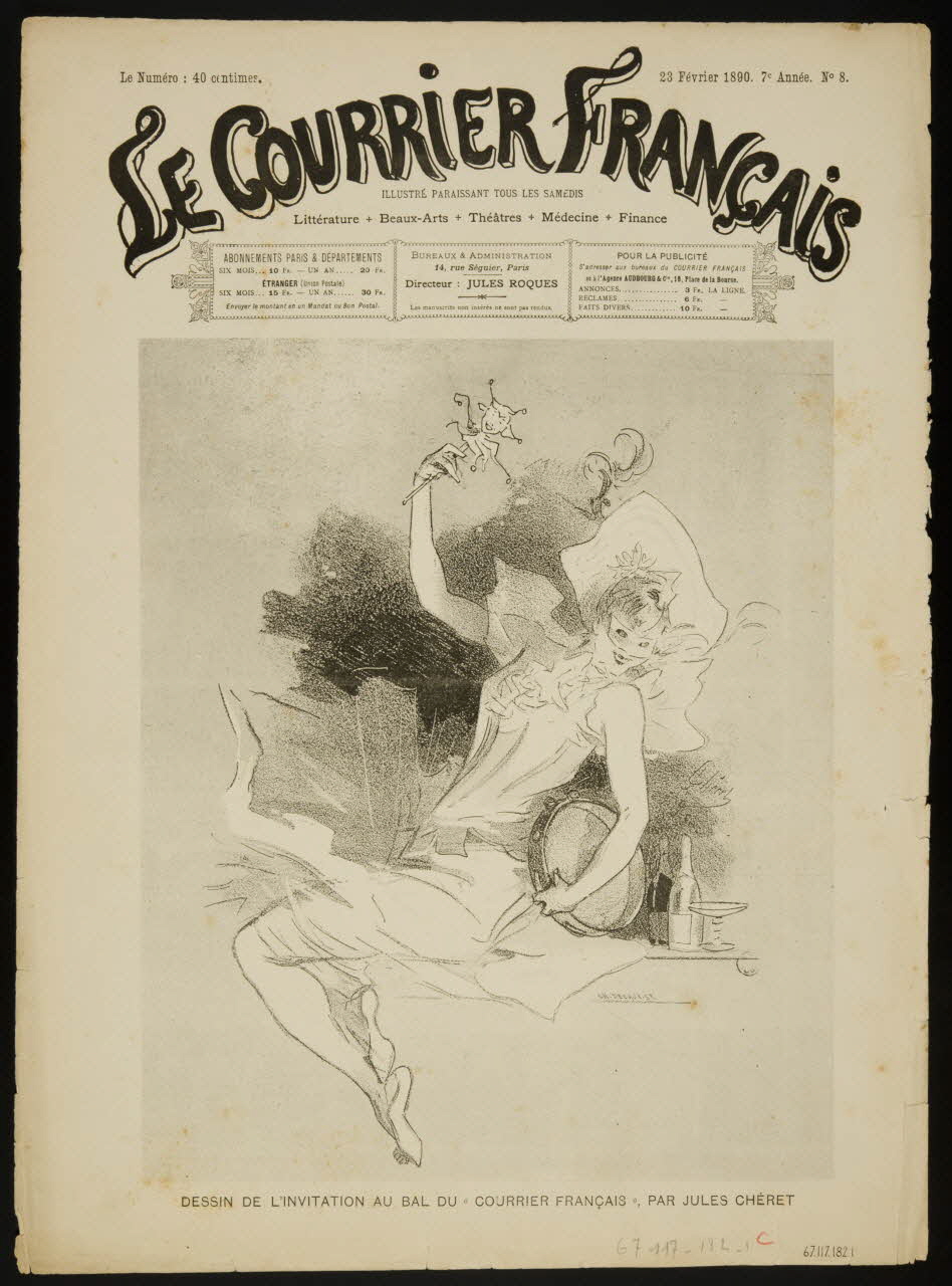 estampe Le Bal du "Courrier Français" 1967.117.182.1/2 Photo