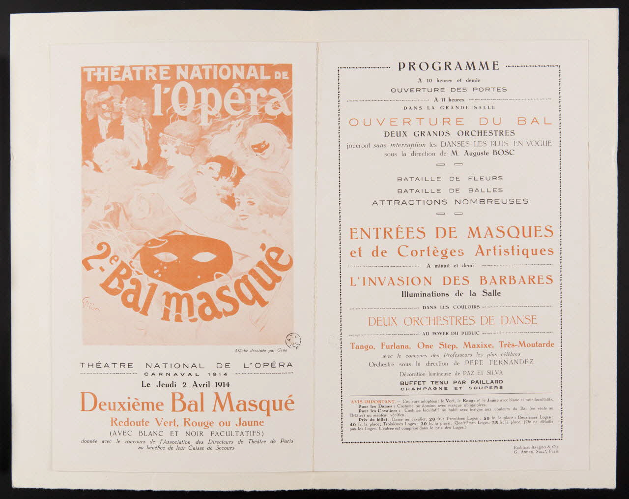 estampe THEÂTRE NATIONAL DE  l'Opéra 1967.117.186.2 Photo