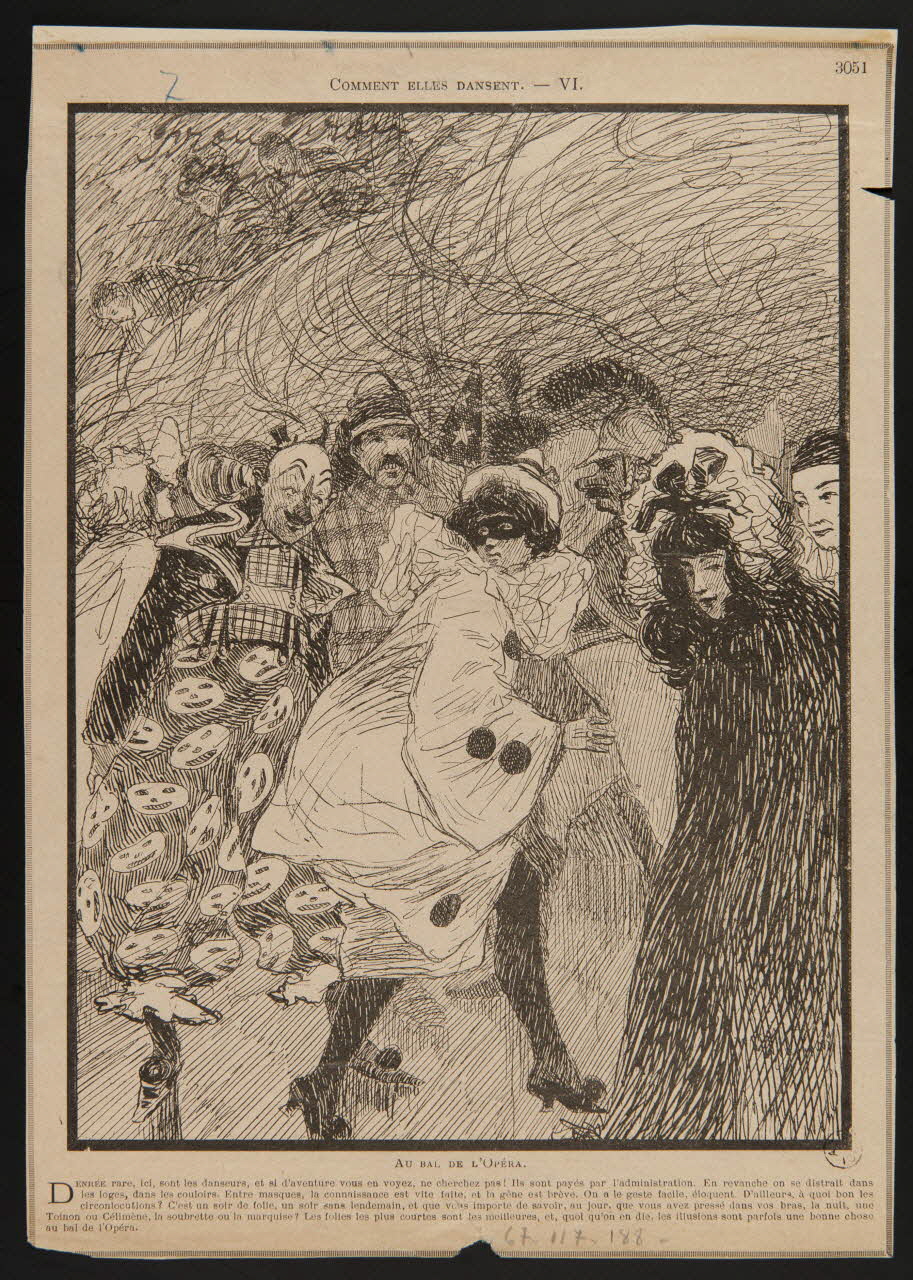 estampe AU BAL DE L'OPERA. 1967.117.188 Photo
