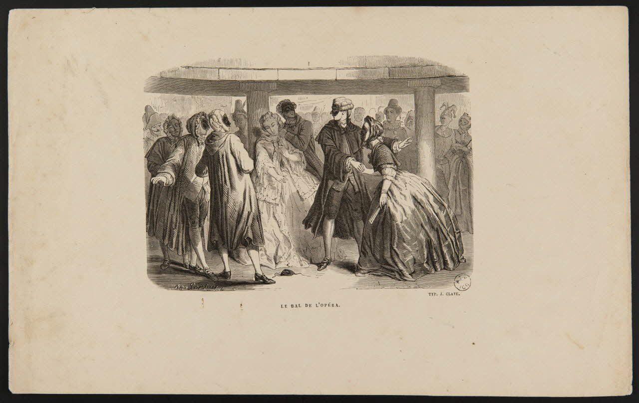 estampe LE BAL DE L'OPERA. 1967.117.190 Photo
