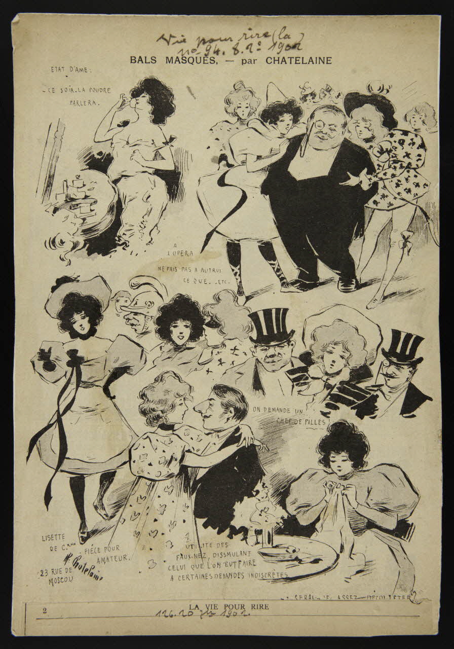 estampe BALS MASQUES 1967.117.196 Photo