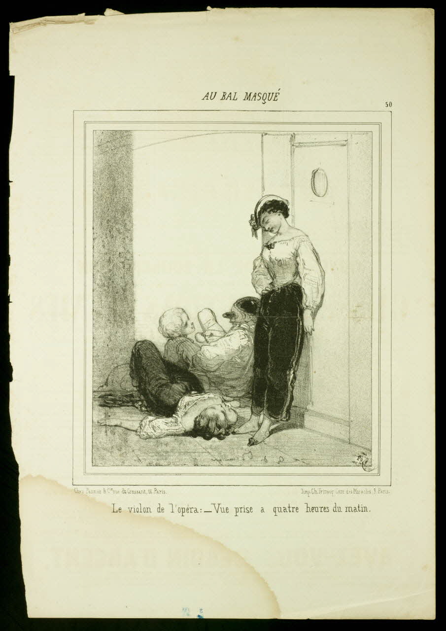 estampe AU BAL MASQUE 1967.117.211 Photo