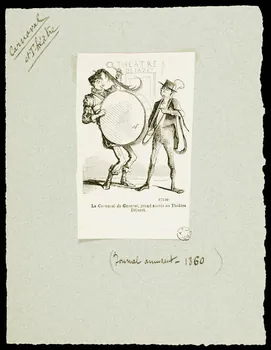 estampe Le Carnaval de Gavarni, grand succès au Théâtre  Déjazet. 1967.117.222 Photo
