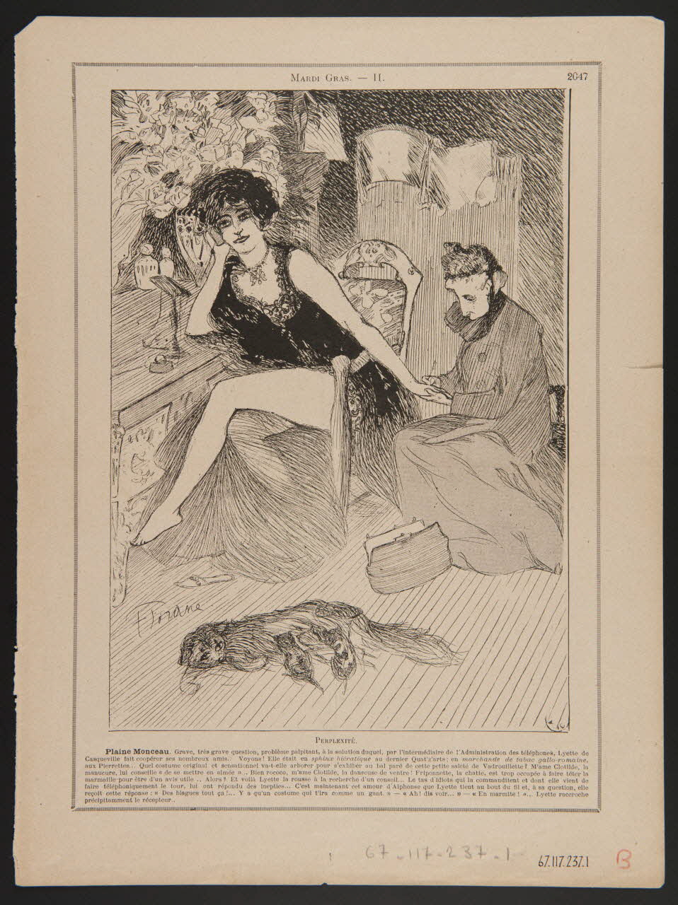 estampe MARDI GRAS. 1967.117.237.1 Photo