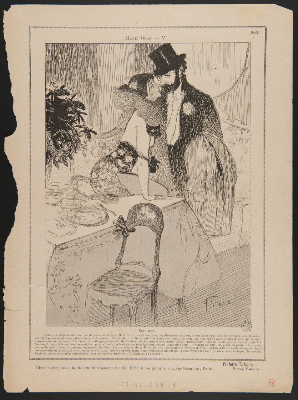 estampe MARDI GRAS. 1967.117.239.1 Photo