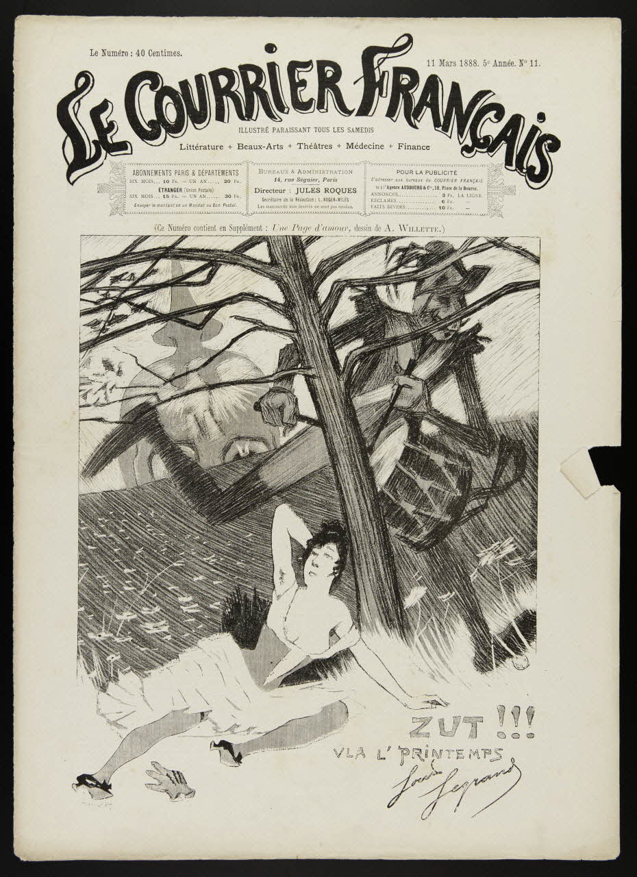 estampe LE COURRIER FRANCAIS 1967.117.247 Photo