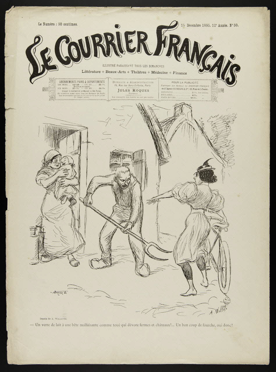 estampe LE COURRIER FRANCAIS 1967.117.249 Photo