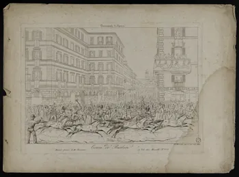 estampe Carnovale di Roma  Corsa de Barberil 1967.117.261  Photo