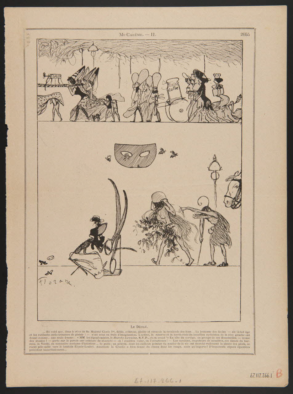 estampe MI-CARÊME. 1967.117.266.1 Photo