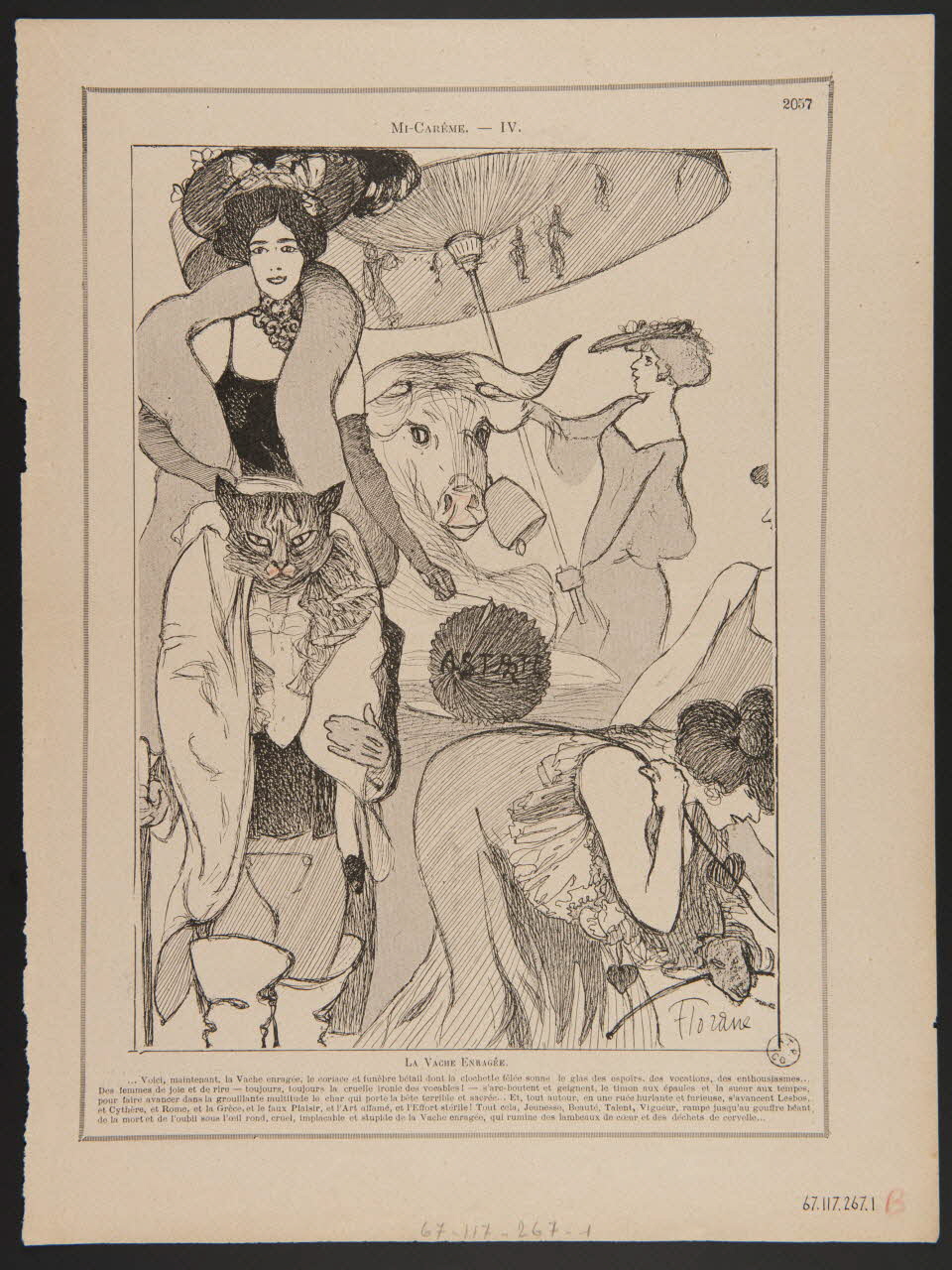 estampe MI-CARÊME. 1967.117.267.1 Photo