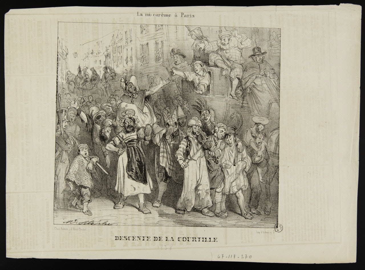 estampe DESCENTE DE LA COURTILLE 1967.117.270 Photo