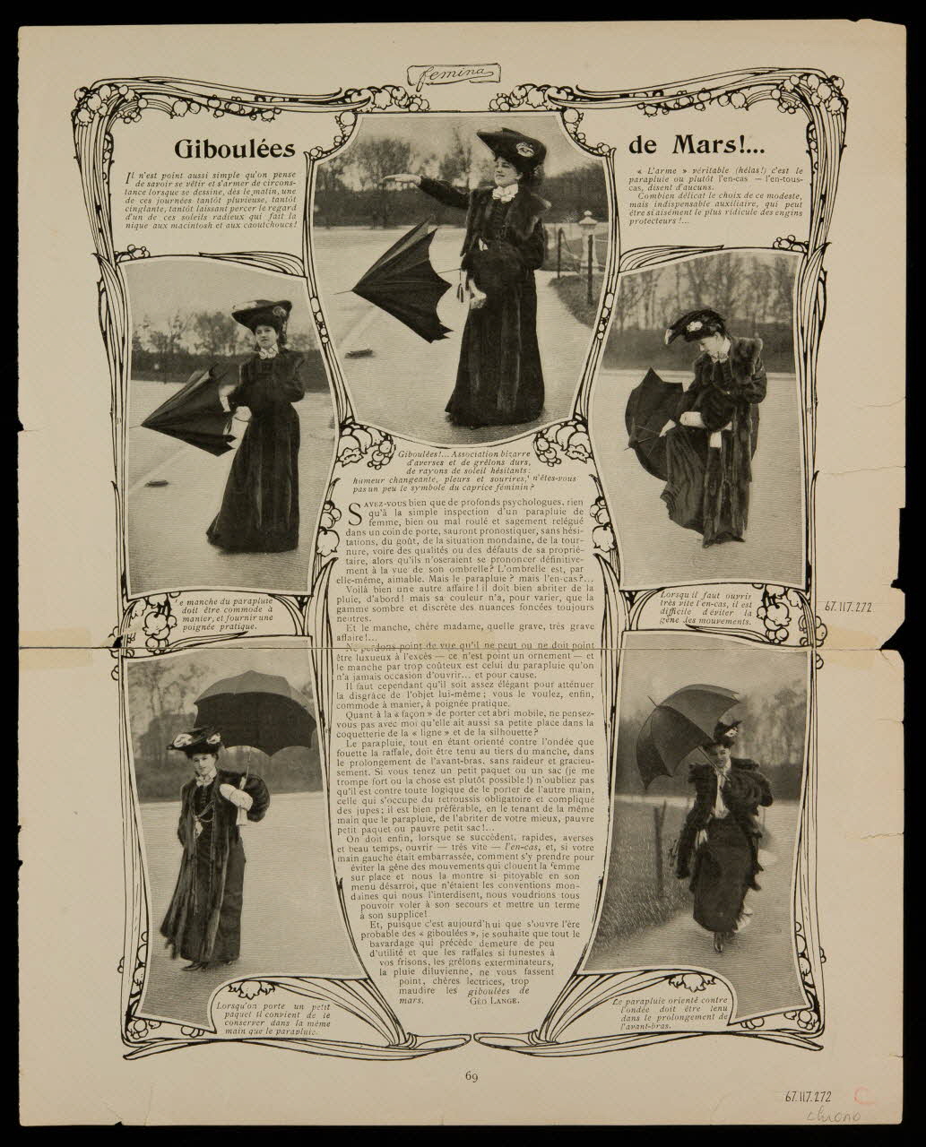 estampe Giboulées de Mars !... 1967.117.272 Photo