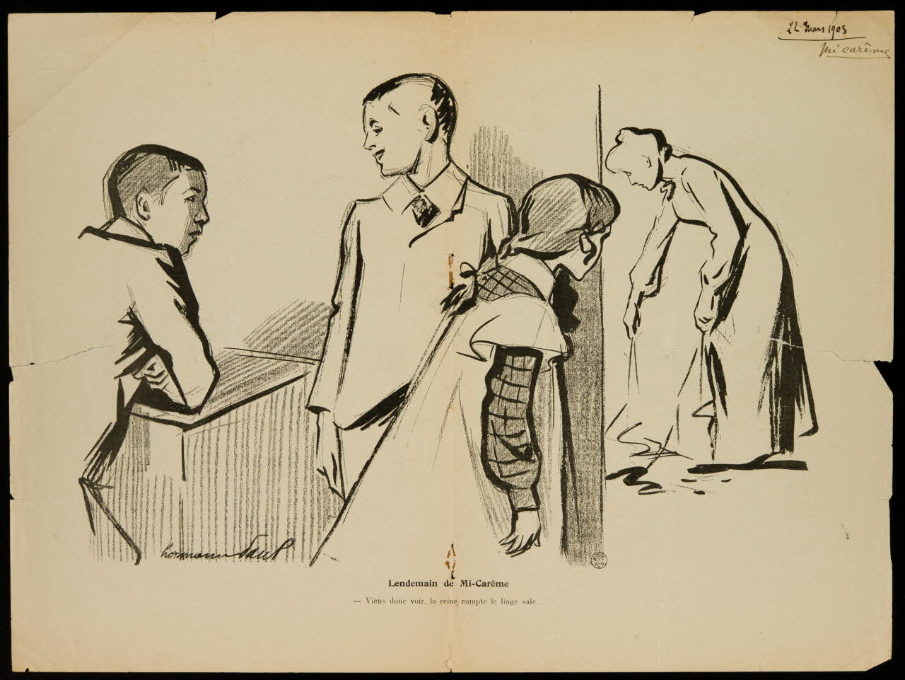 estampe Lendemain de Mi-Carême 1967.117.274 Photo