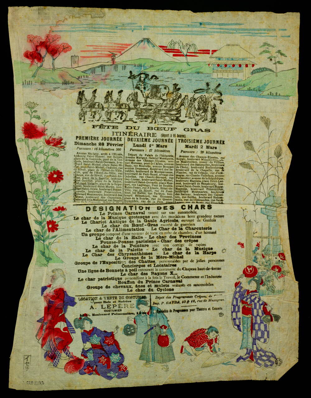 estampe FETE DU BOEUF GRAS 1967.117.282 Photo