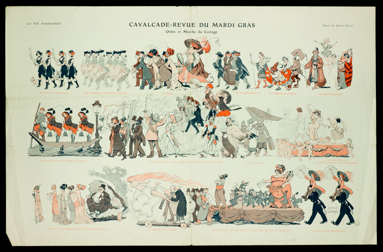 estampe CAVALCADE - REVUE DU MARDI GRAS 1967.117.29 Photo