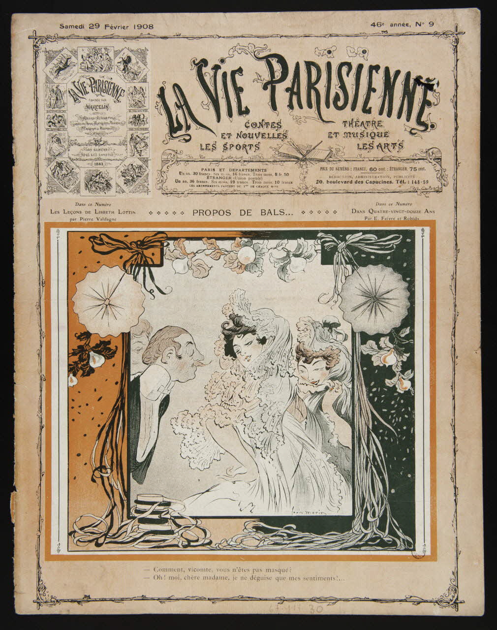 estampe LA VIE PARISIENNE 1967.117.30 Photo