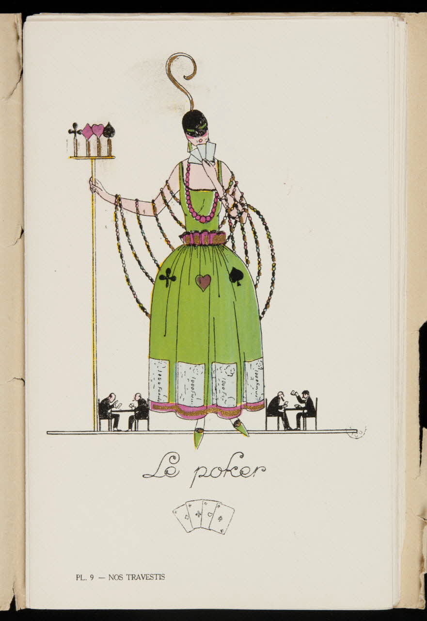 album Le poker Ile-de-France, France 1923-1924 1967.117.35.10 Photo