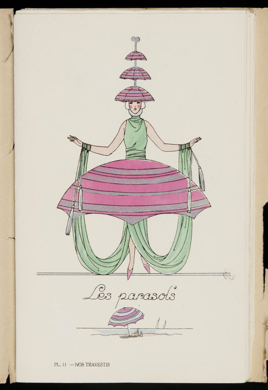 album Les parasols Ile-de-France, France 1923-1924 1967.117.35.12 Photo