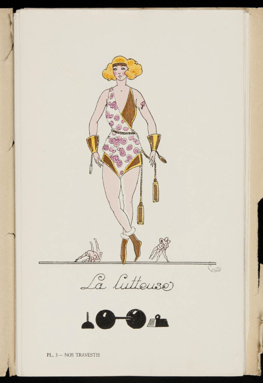 album La lutteuse Ile-de-France, France 1923-1924 1967.117.35.4 Photo