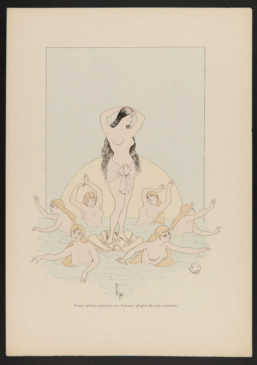 estampe Vénus, tableau représenté aux Tuileries. 1967.117.69 Photo