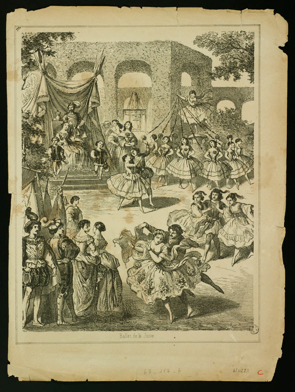 estampe Ballet de la Juive 1967.117.7.1 Photo
