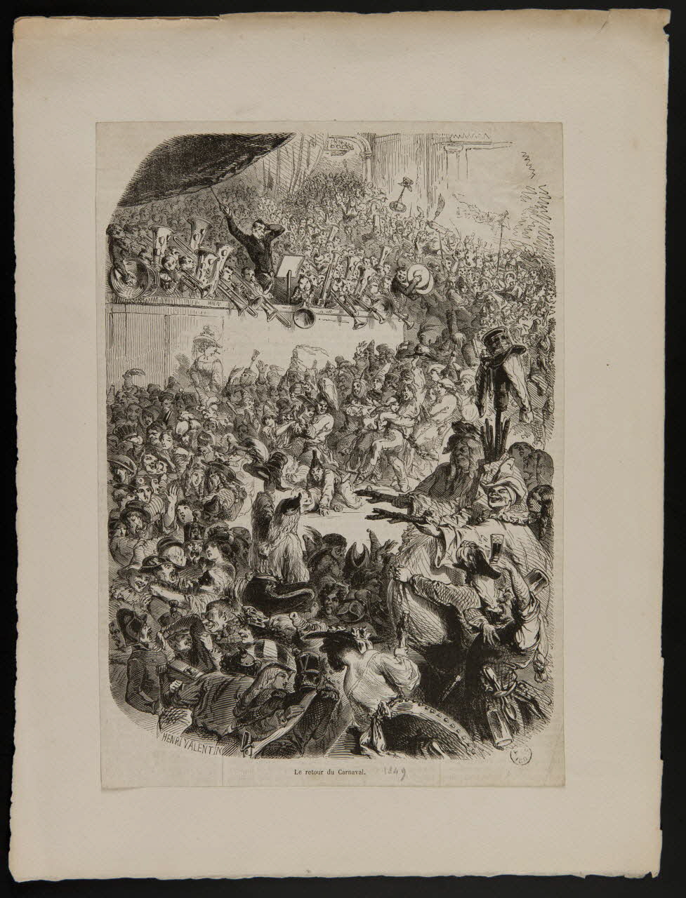 estampe Le retour du Carnaval. 1967.117.8 Photo
